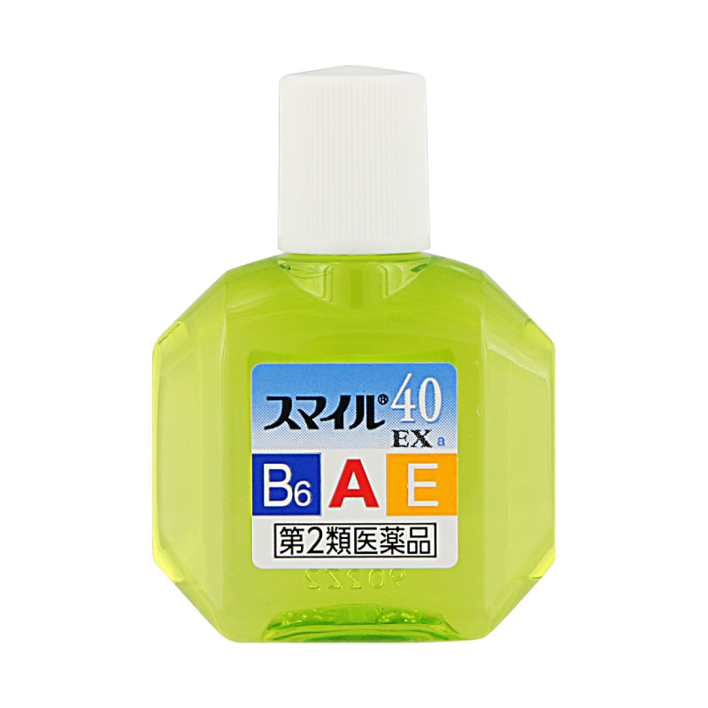日本境內 獅王LION smile 40EX 40 Mild眼藥水【藍色】15ml-(長期團)-1.png