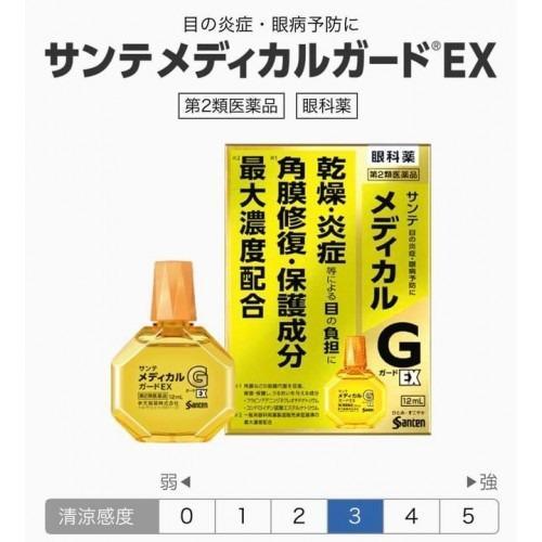参天製藥 SANTE MEDICAL GUARD EX 角膜修復 眼藥水 12ml-(長期團)-.png